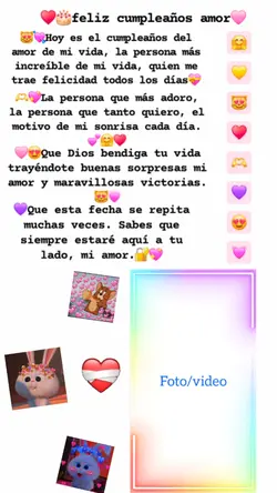 Cumpleaños amor