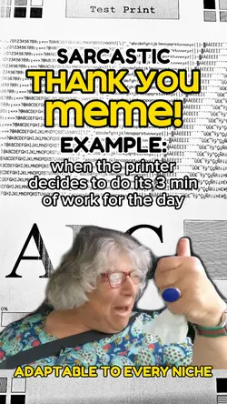 thank you meme
