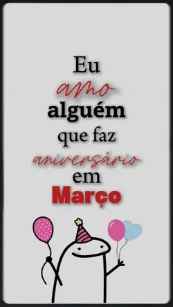 aniversário em março