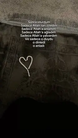 Sadece Allah'ıma