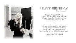 birthday letter