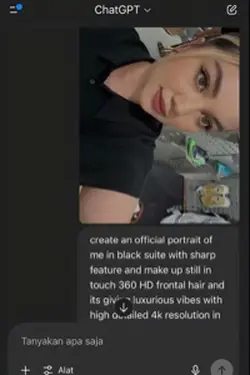 chat gpt black suit