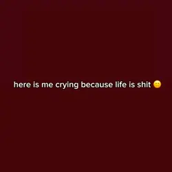 life is shit
