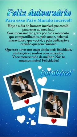 Parabéns Marido