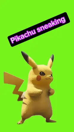 Pikachu sneaking 