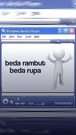 beda rambut beda