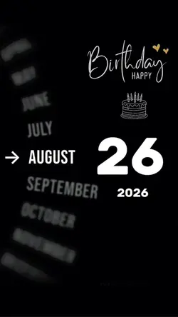 Hbd 26 August 2026