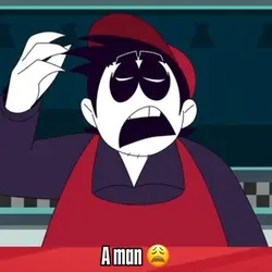 A man 
