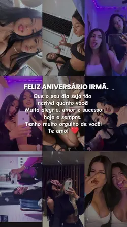 Feliz vida irmã 