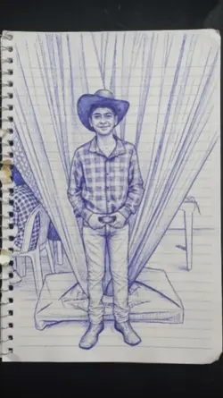 desenho de caneta 