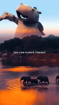 THE LION SLEEPS