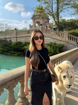 my pet with lion 