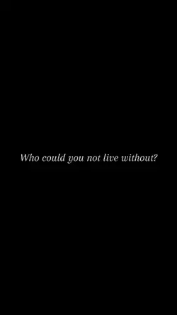 could not live with