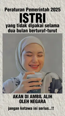 istri tidak dipakai