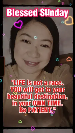 Life is not a race