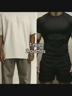 1 man 2 outfits