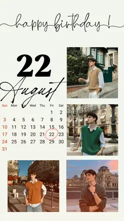 BIRTHDAY 22 AUGUST