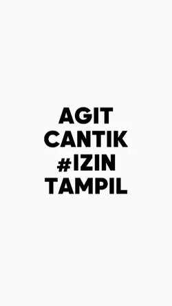 agit cantik #izin
