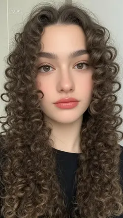 Curly hair 