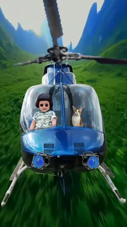 naik helycopter yuk