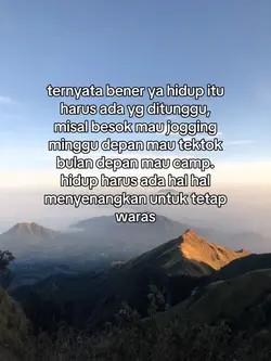 hidup harus ada yang