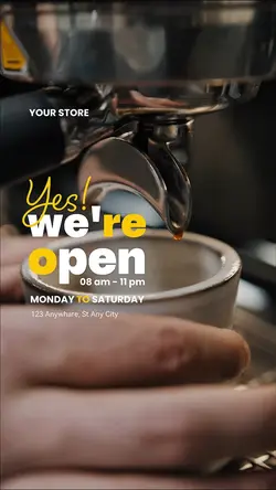 We Are Open