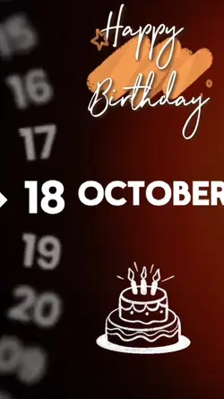 Hbd 18 October 