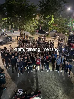 diam, tenang, menang