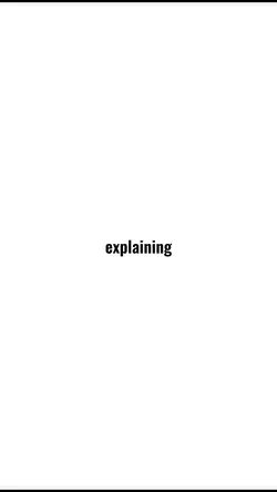 EXPLAINING