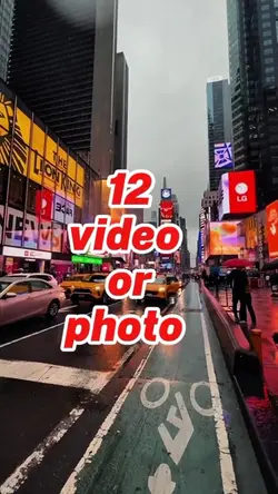 12 video or photo 