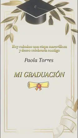 Te invito graduación