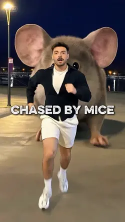 CHASED BY MICE