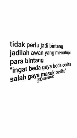 TIDAK PERLU JADI
