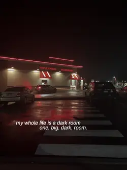 one big dark room.