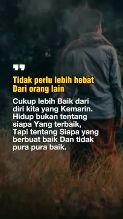 Tidak perlu hebat. 
