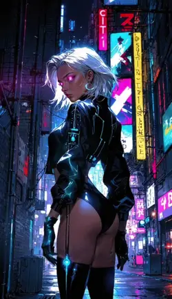 cyberpunk city 
