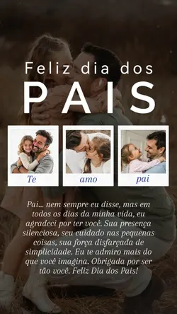 Feliz dia dos Pais🩵