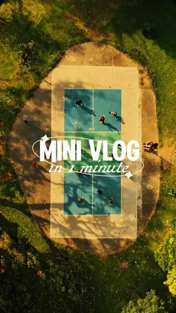 mini vlog in 1minute