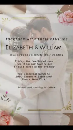 wedding invitation 