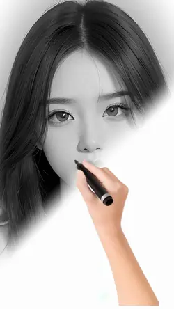 menggambar poto