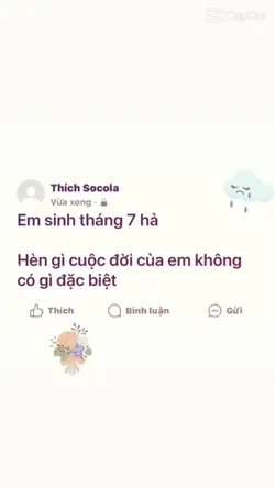 E sinh tháng 7