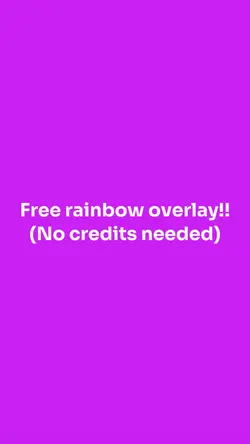 Free rainbow overlay