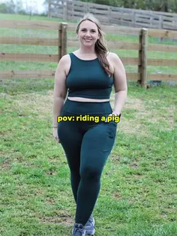 pov: riding a pig