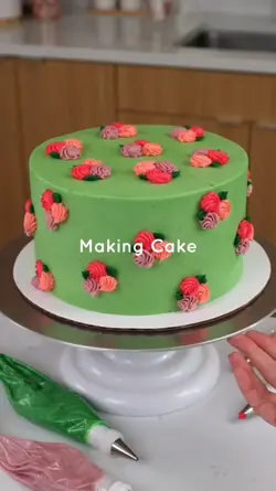 making cake