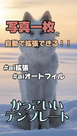 画像一枚を拡張できる!!