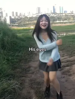 His eyes HIM