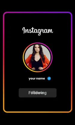 Instagram profile 
