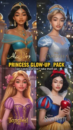 4 Princess glow-ups