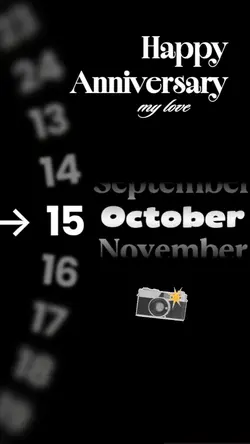 anniversary 15 oct 