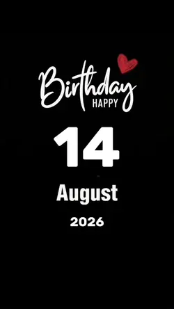 Hbd 14 August 2026